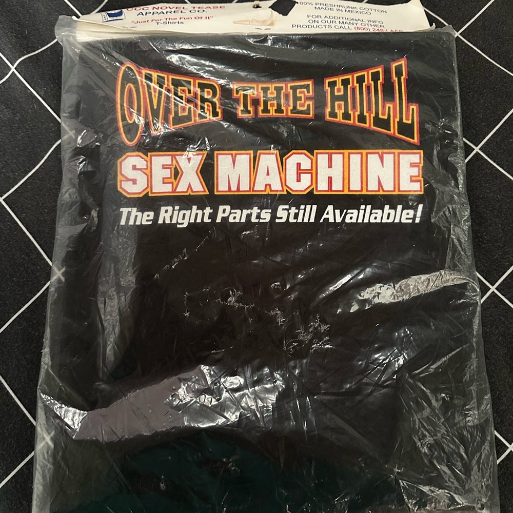 Over the Hill Black Graphic Tee